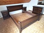 Te koop: complete slaapkamer in massief hout, Huis en Inrichting, Slaapkamer | Complete slaapkamers, Ophalen, Zo goed als nieuw