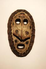 OUD HOUTEN IATMUL MASKER uit PAPUA NIEUW GUINEA, Ophalen of Verzenden