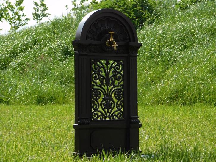 Staande Fontein - 85 cm - Alu - Groen, Tuin en Terras, Waterpartijen en Fonteinen, Fontein, Aluminium, Ophalen of Verzenden