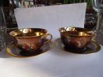 2 tasses de collection "Gloria" décors "Napoléon"., Antiquités & Art, Antiquités | Céramique & Poterie, Enlèvement ou Envoi