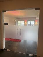 Dubbele glazen deur, Doe-het-zelf en Bouw, Ophalen, Gebruikt, 120 cm of meer, Binnendeur