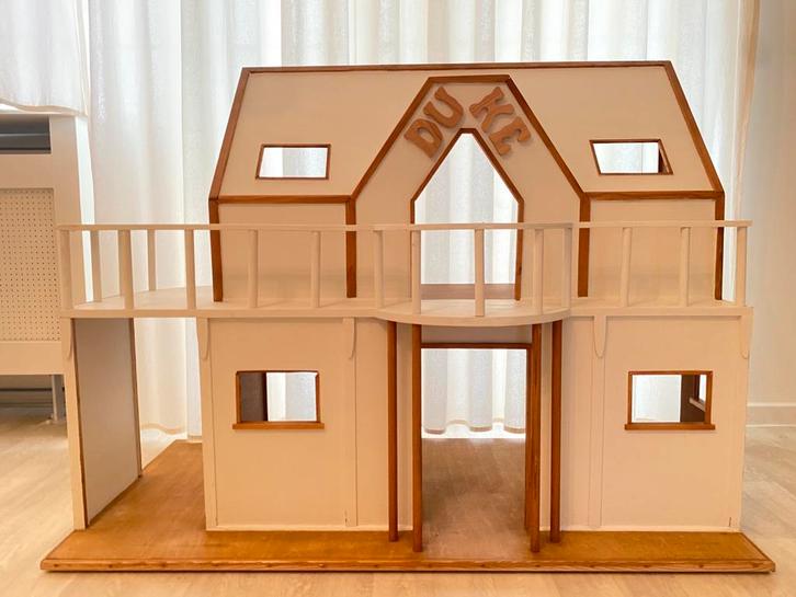 Groot Houten poppenhuis, Kinderen en Baby's, Speelgoed | Poppenhuizen, Gebruikt, Poppenhuis, Ophalen
