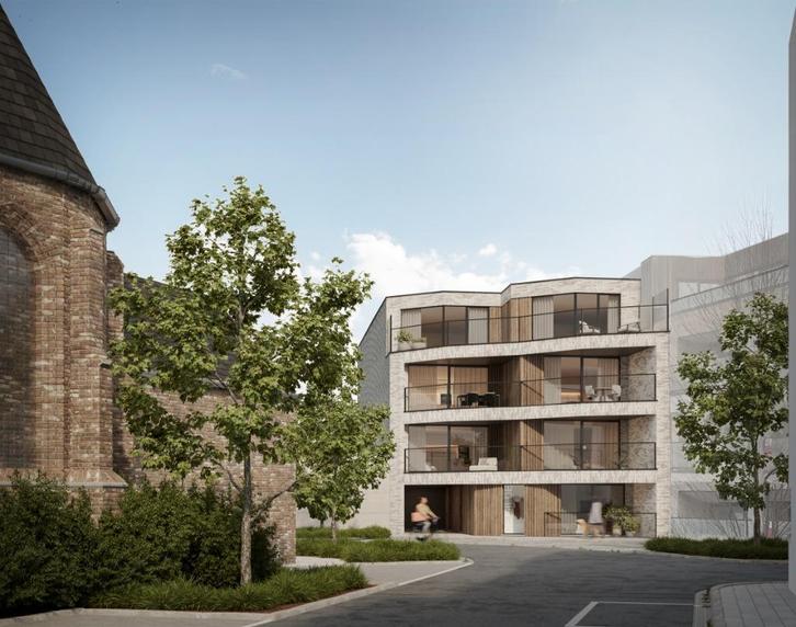 nieuwbouw 1-slpk appartement +0 energiezuinig centrum Staden, Immo, Appartementen en Studio's te huur, Provincie West-Vlaanderen