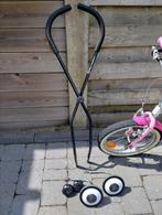 Balanstrainer + zijwieltjes b'twin 14/16 inch, Fietsen en Brommers, Ophalen, Zo goed als nieuw, Zijwieltjes