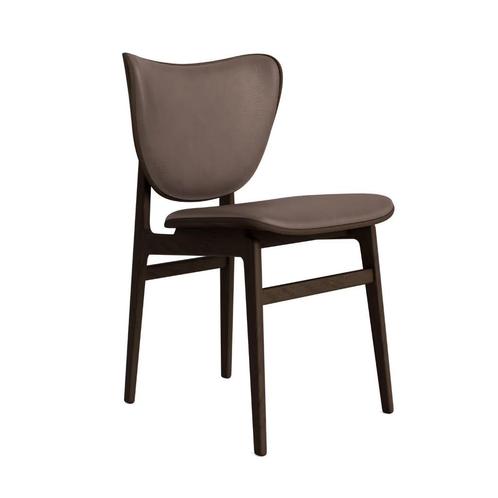 Norr11 Elephant dining chairs chaise wood leather, Huis en Inrichting, Stoelen, Zo goed als nieuw, Vier, Hout, Leer, Bruin, Ophalen