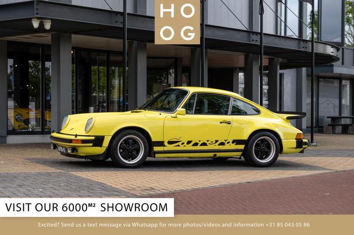Porsche 911 2.7 Carrera (bj 1975), Auto's, Oldtimers, Bedrijf, Te koop, Lederen bekleding, Porsche, Benzine, Coupé, 2 deurs, Handgeschakeld