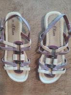 Sandalen wit/paarse riempjes S. Oliver maat 34, Gebruikt, Meisje, Overige typen, Ophalen of Verzenden
