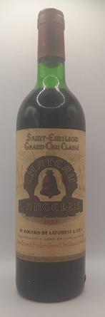 Chateau L'Angelus 1977, Saint-Emilion Grand Cru Classé, Verzamelen, Wijnen, Frankrijk, Ophalen of Verzenden, Zo goed als nieuw