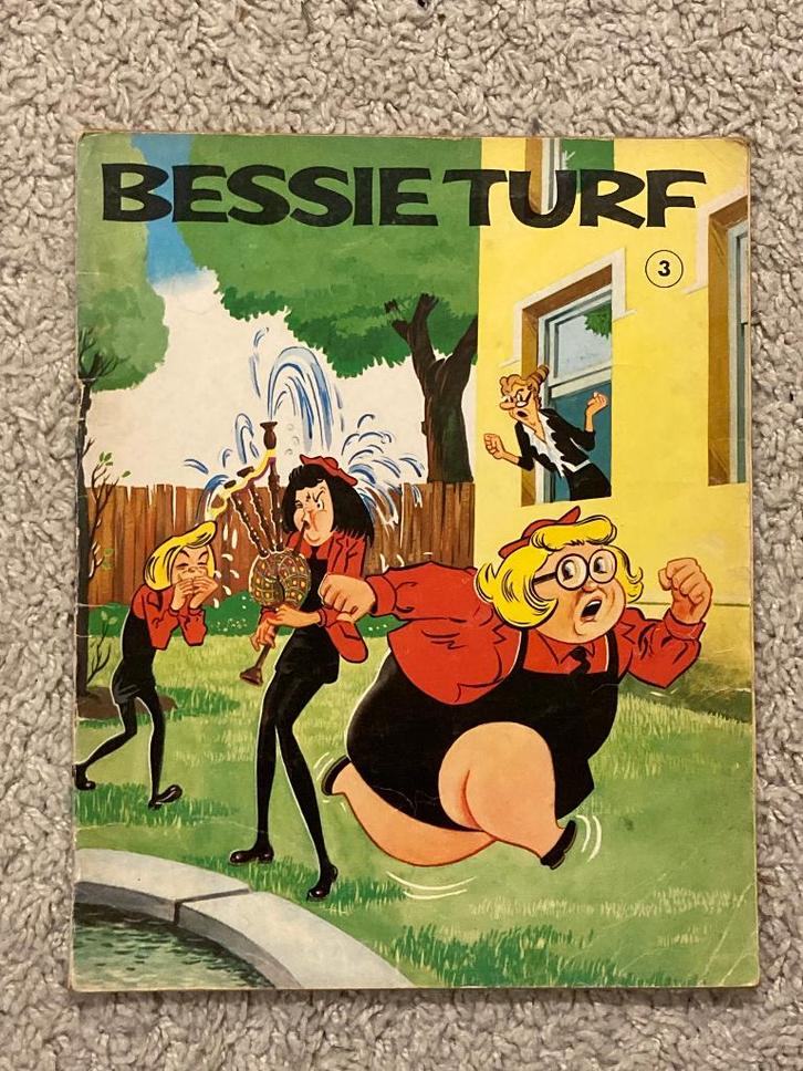 Bessy Turf - Nummer 3 - Eerste druk, 1968, Boeken, Stripverhalen, Gelezen, Eén stripboek, Ophalen of Verzenden