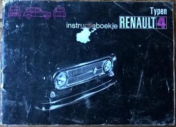 Manuel et mode d'emploi RENAULT 4, Autos : Divers, Modes d'emploi & Notices d'utilisation, Enlèvement ou Envoi