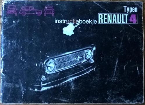 RENAULT  4 handleiding en manuel d'instruction, Auto diversen, Handleidingen en Instructieboekjes, Ophalen of Verzenden