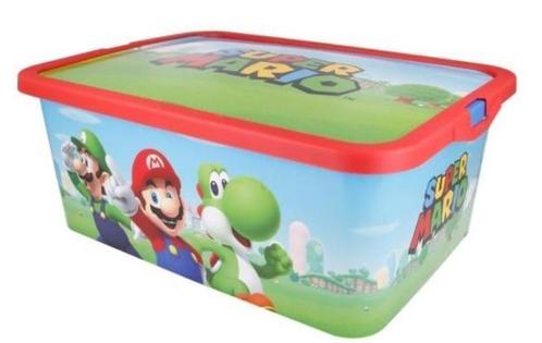 Super Mario Opbergbox - 13 Liter, Collections, Personnages de BD, Neuf, Ustensile, Autres personnages, Enlèvement ou Envoi