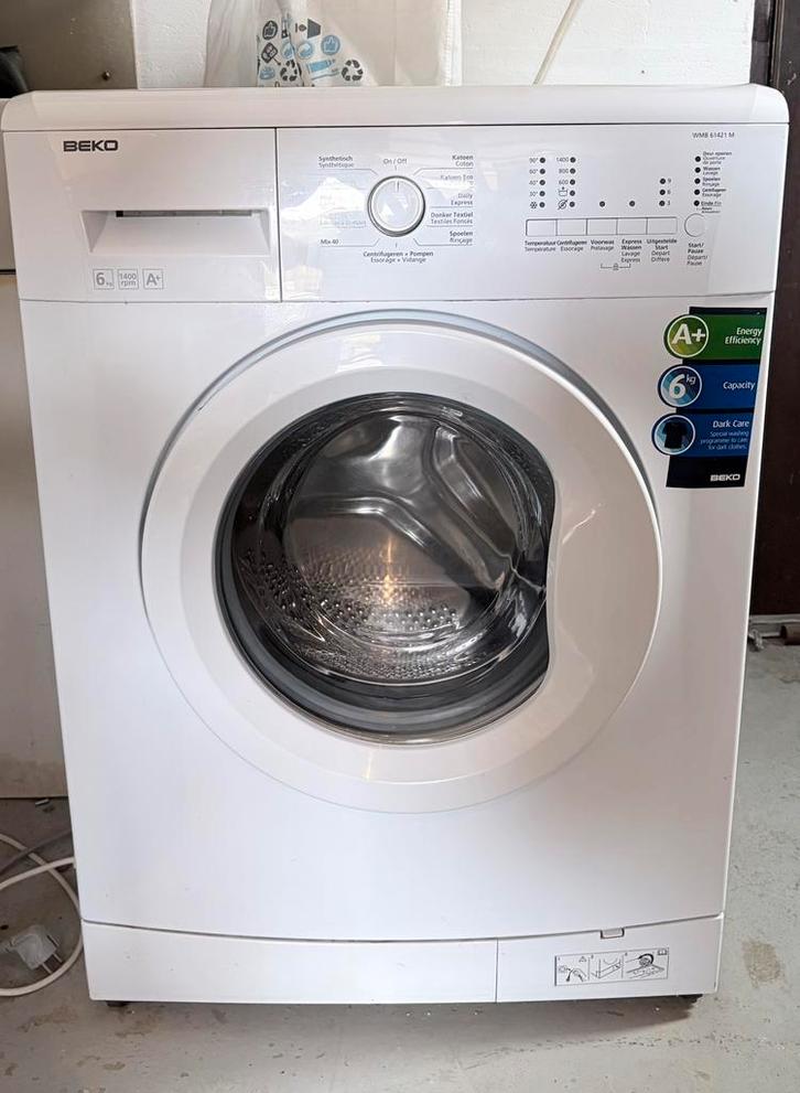 Machine à laver, Electroménager, Lave-linge, Comme neuf, 4 à 6 kg, 1200 à 1600 tours, Classe énergétique A ou plus économe, Enlèvement