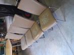 Tafel met vier stoelen, Huis en Inrichting, Stoffering | Vloerbedekking, Ophalen, Gebruikt