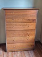 Dressoir met 6 laden - kersenhoutlook, Huis en Inrichting, Kasten | Ladekasten, Ophalen, Gebruikt, 5 laden of meer, 100 tot 150 cm