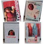 3 nouveaux panneaux publicitaires en métal Cruzcampo Cerveza, Collections, Marques & Objets publicitaires, Envoi, Panneau publicitaire