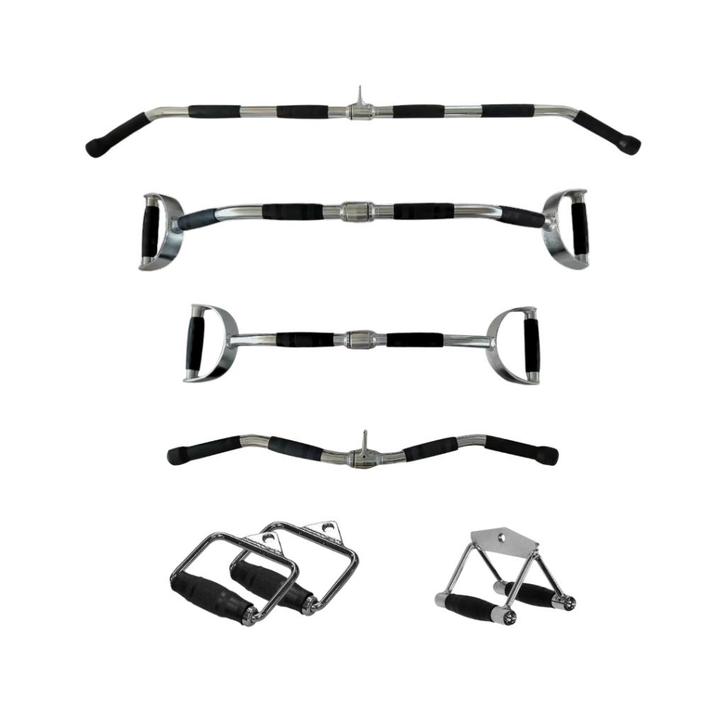 PH Fitness Multi Grip Set RVS – 6 Antislip Lat Pulley Grips, Sport en Fitness, Fitnessmaterialen, Nieuw, Ophalen