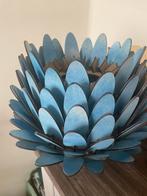Lampe en bois style fleur de chardon fait main, Antiek en Kunst, Ophalen