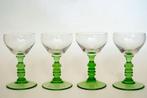 set van 4 vintage wijnglazen, Ophalen, Zo goed als nieuw, Overige typen