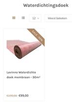 Waterdichtingsdoek/Waterdicht membraan badkamer 30 m2, Huis en Inrichting, Badkamer | Badkamermeubels, Ophalen, Nieuw