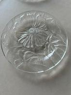 Lot de 5 assiettes a dessert en verre vintage, Maison & Meubles, Enlèvement ou Envoi, Comme neuf, Verre