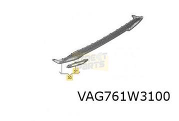 Audi A3 (4/20-) (8Y_) achterbumperspoiler (Limousine / S-lin beschikbaar voor biedingen