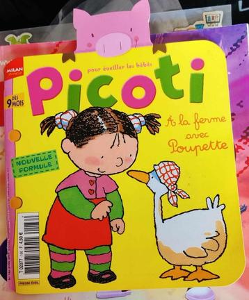 livres enfants Picoti à la ferme avec Poupette