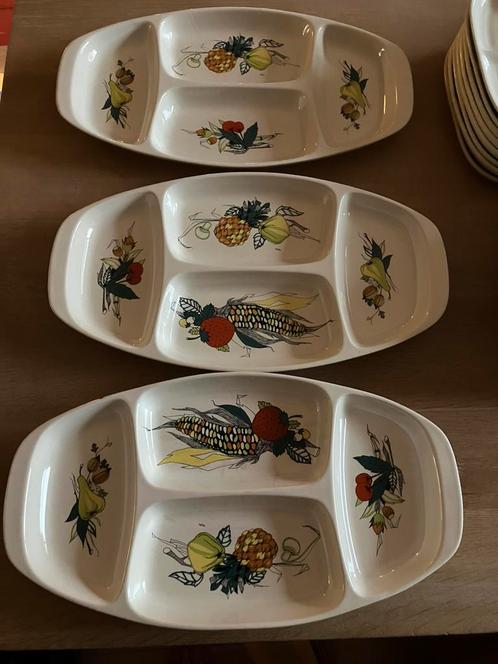 3 grote serveerschotels Villeroy & Boch, Antiek en Kunst, Antiek | Servies los, Ophalen