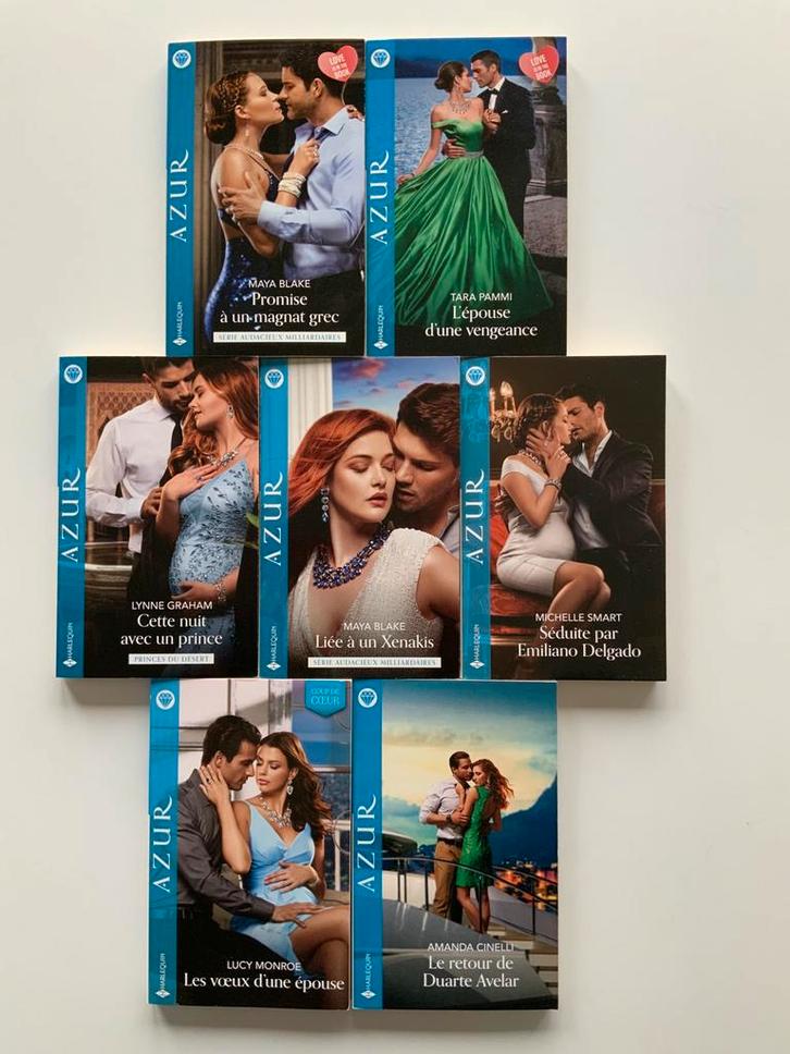 7 romans NEUFS  Harlequin collection AZUR 10€, Livres, Romans, Neuf, Enlèvement