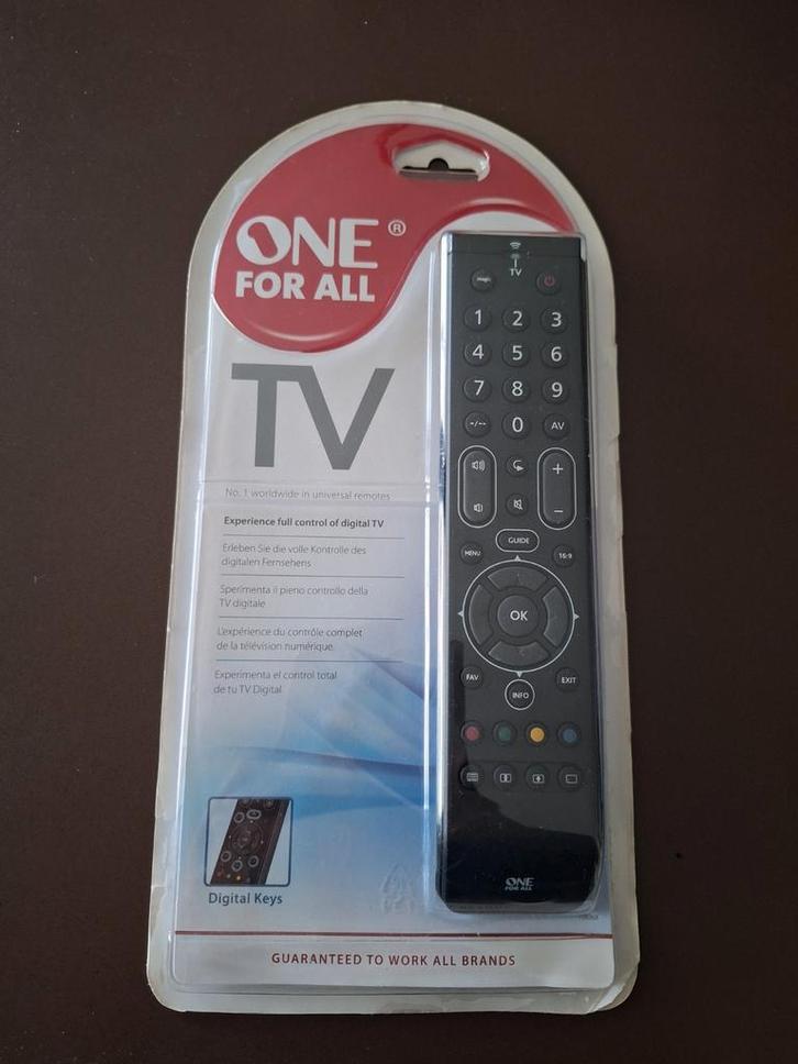 One For All, universele afstandsbediening, Audio, Tv en Foto, Afstandsbedieningen, Universeel, Tv, Ophalen