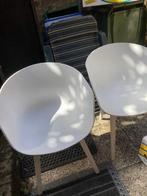 2 grandes chaises IKEA, Huis en Inrichting, Stoelen, Gebruikt, Twee, Wit, Ophalen