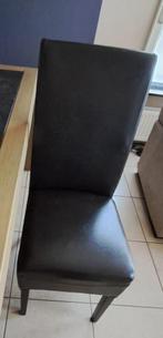 6 stoelen met eventueel tafel, Huis en Inrichting, Stoelen, Ophalen, Gebruikt, Bruin, Vijf, Zes of meer stoelen