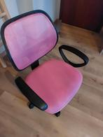 Bureaustoel roze/zwart, Ophalen