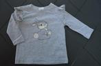 Disney T shirt met stampertje grijs maat 74, Disney, Meisje, Ophalen of Verzenden, Zo goed als nieuw