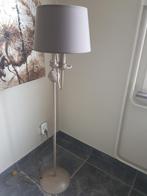 Taupe lamp op voet, Ophalen, Zo goed als nieuw