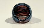 Multicolor glazen ring, Handtassen en Accessoires, Ringen, Paars, Nieuw, Ophalen of Verzenden, 17 tot 18