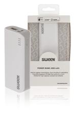 Sweex batterie de secours pour telephone 4000 mAh USB Blanc, Enlèvement ou Envoi, Neuf, Sweex