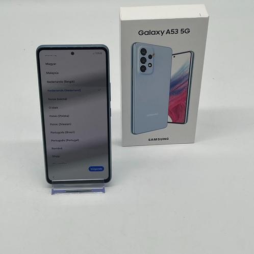 Samsung Galaxy A53 5G | 128GB | In goede staat | Compleet me, Telecommunicatie, Mobiele telefoons | Samsung, Zo goed als nieuw