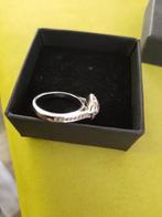 zilveren ring, Gebruikt, Ophalen of Verzenden, Kleiner dan 17, Dame