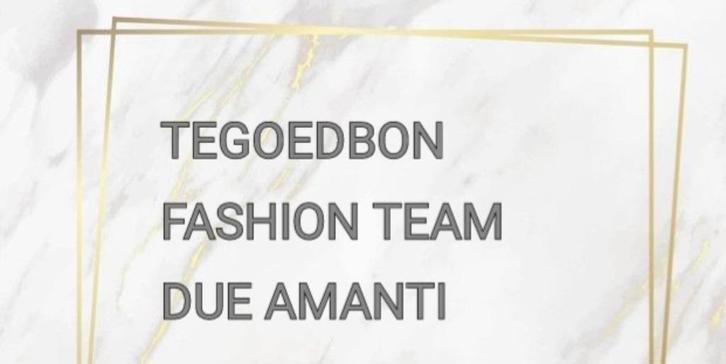 Cadeaubon Due Amanti - Fashion team tegoedbon man vrouw, Tickets en Kaartjes, Kortingen en Cadeaubonnen, Warenhuis- of Winkelbon