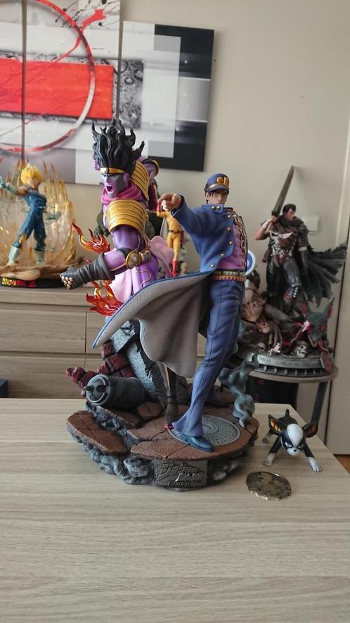 Jotaro Kujo & Star Platinum Jojo's Bizarre Adventure, Collections, Statues & Figurines, Comme neuf, Enlèvement ou Envoi