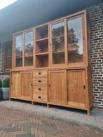 Teak xxl buffetkast/vitrinekast GRATIS LEVERING, Huis en Inrichting, Kasten | Wandmeubels, Ophalen of Verzenden, Zo goed als nieuw