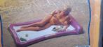 Matelas pneumatique jaune pour la plage. Neuf, Caravanes & Camping, Matelas pneumatiques, Enlèvement ou Envoi, Neuf, 1 personne