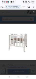 Park Pericles Ocean White + Parklegger Peakaboo, Ophalen, Zo goed als nieuw, Rechthoekig, In hoogte verstelbaar