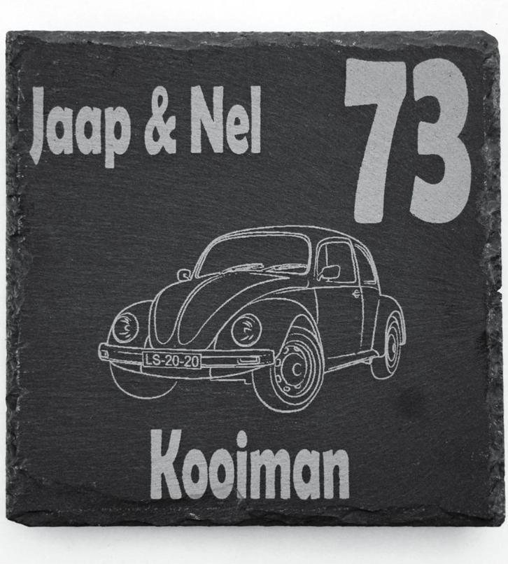 NAAMBORD VOOR VOORDEUR MET KEUZE UIT DIVERSE OLDTIMERS, Huis en Inrichting, Woonaccessoires | Tekstborden en Spreuken, Nieuw, Ophalen of Verzenden