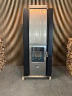 25179 Poêle à eau et à feu design, Maison & Meubles, Poêles, Enlèvement, Utilisé, Bois, Autoportant