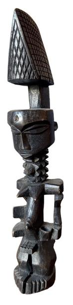 Afrikaans beeld - Gezwart hout, Antiek en Kunst, Ophalen