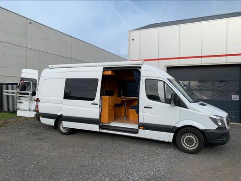 Mercedes Sprinter l3h2 met CAMPERINBOUW, Caravanes & Camping, Camping-cars, Particulier, Modèle Bus, jusqu'à 3, Mercedes-Benz