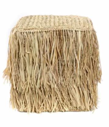 Boho kurk - Ragfia Shaggy Stoel vierkant beschikbaar voor biedingen