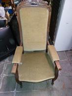 Antieke relax zetel, Huis en Inrichting, Eenpersoons, Zo goed als nieuw, Stof, Antiek